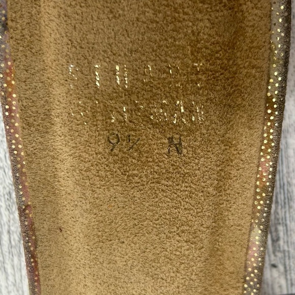 Stuart Weitzman multi color lattice slip on mule 9 N - Picture 5 of 6